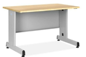BÀN CHÂN SẮT TAB-18-05I MÀU VÂN GỖ